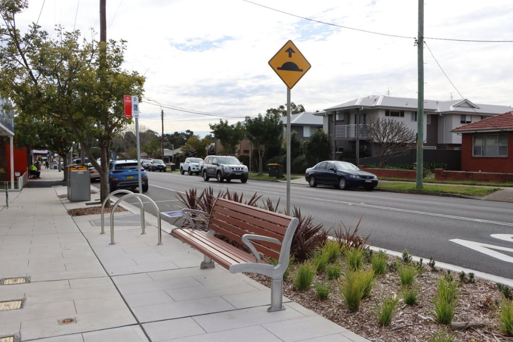 A view of the new updates to Shortland local centre