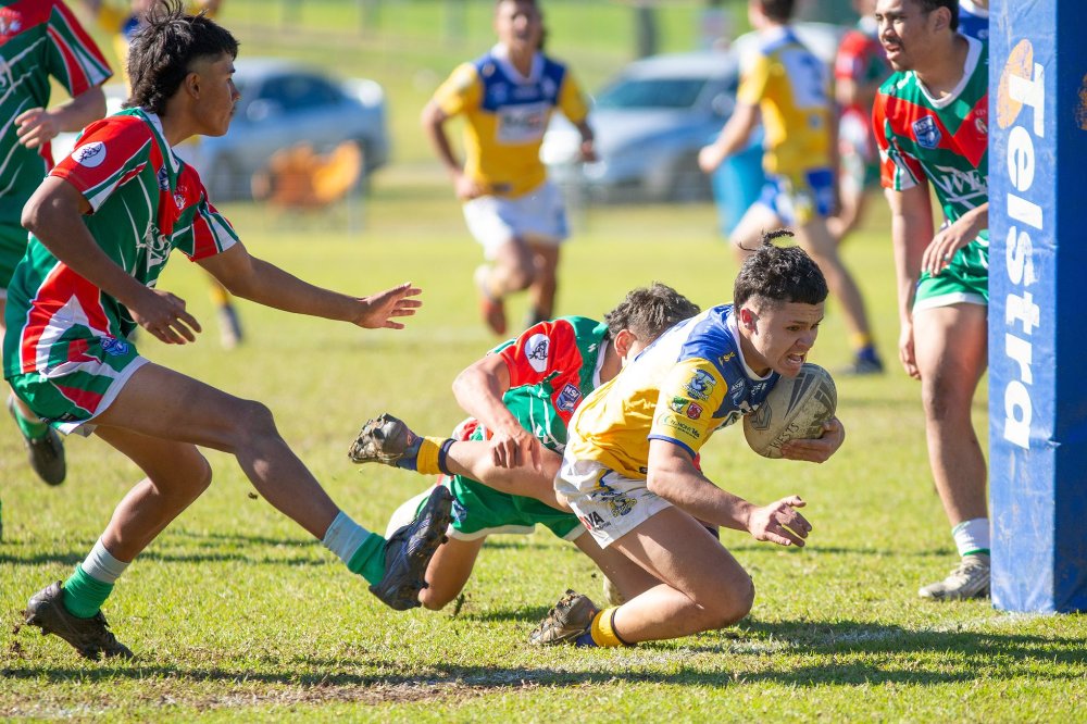 A rugby match