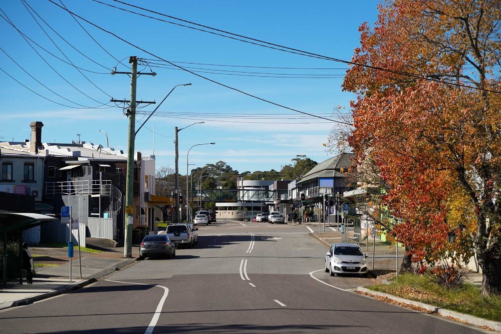 Main street on Wallsend