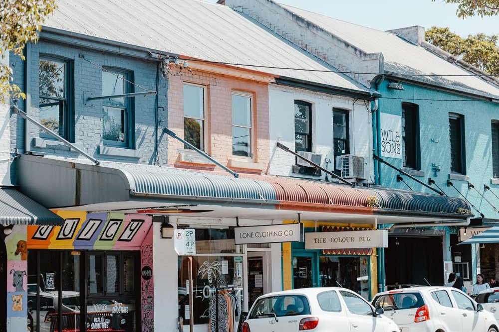 Small businesses on Darby street