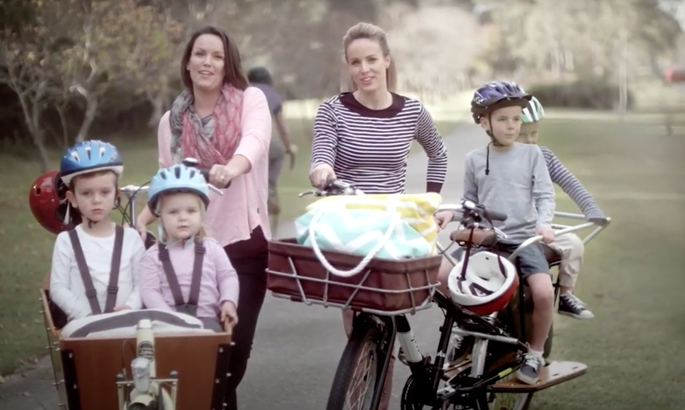 Families on a bike