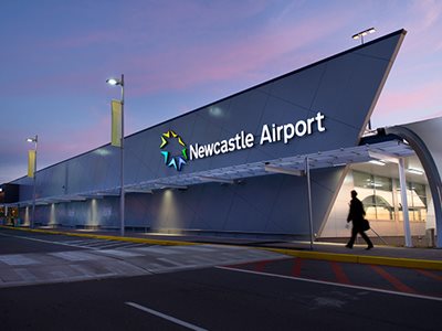 Newcastle Airport terminal